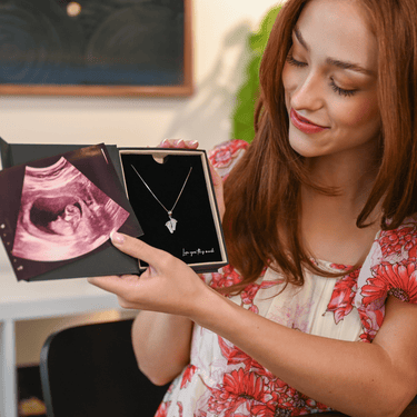 (Almost Sold Out) Bump to Mom Tiny Steps Necklace - Love You This Much